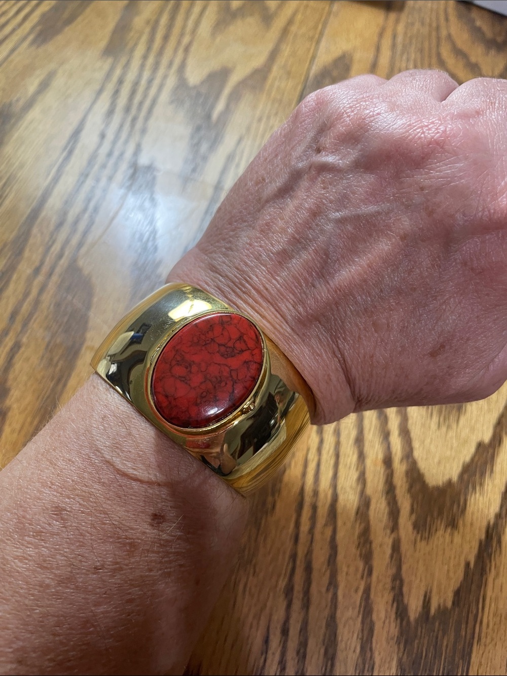 Vintage 1970’s Princess Marcella Borghese C. Sebrini Signed Perfume Cuff